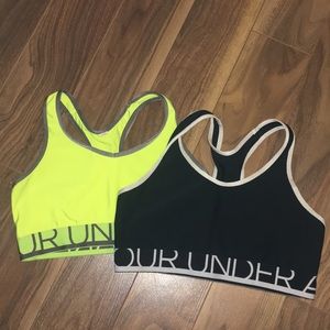 2 Under Armour sports bras
